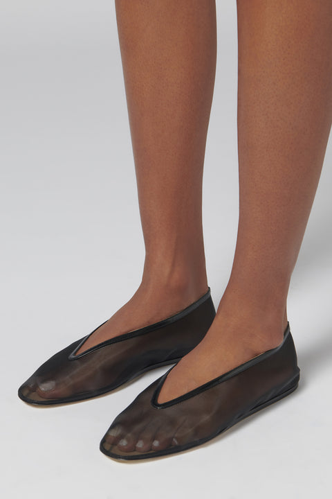 Black Luna Flats