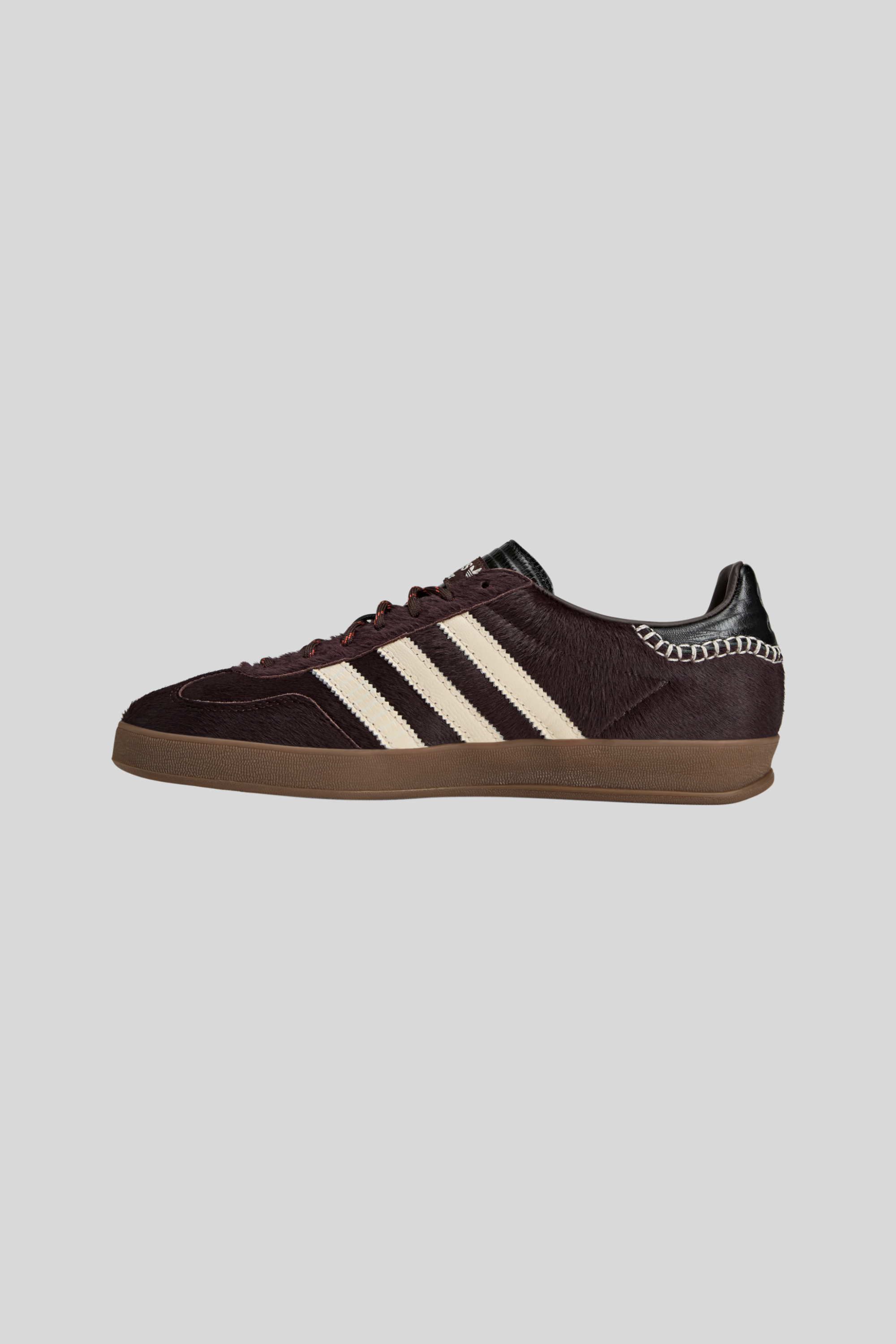 adidas x Wales Bonner adidas x Wales Bonner Burgundy Gazelle Pony Sneakers