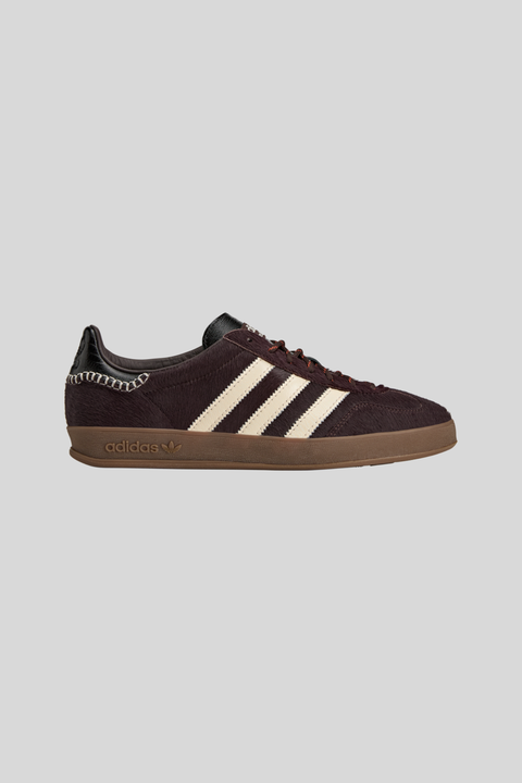 adidas x Wales Bonner Burgundy Gazelle Pony Sneakers