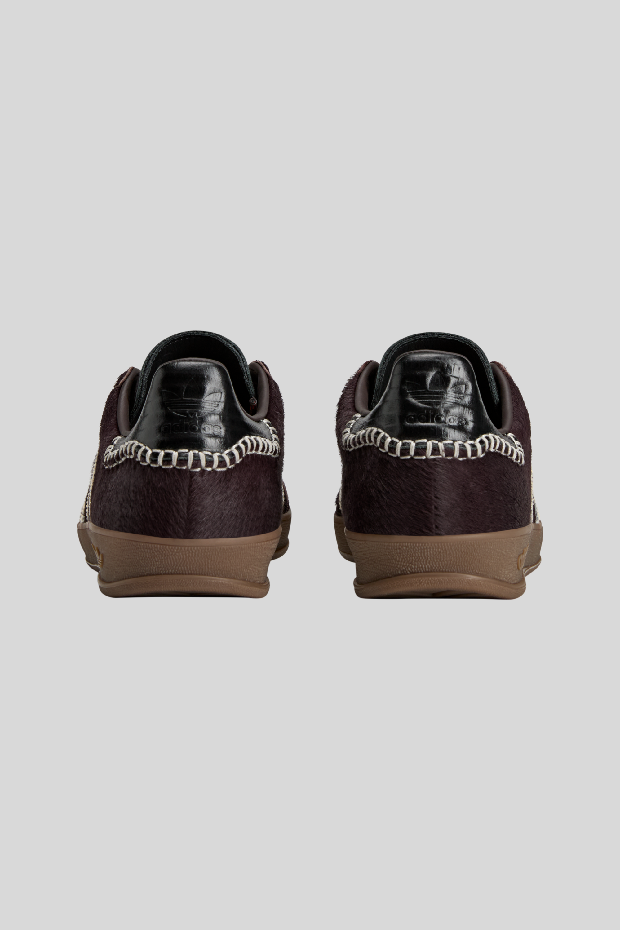 adidas x Wales Bonner adidas x Wales Bonner Burgundy Gazelle Pony Sneakers