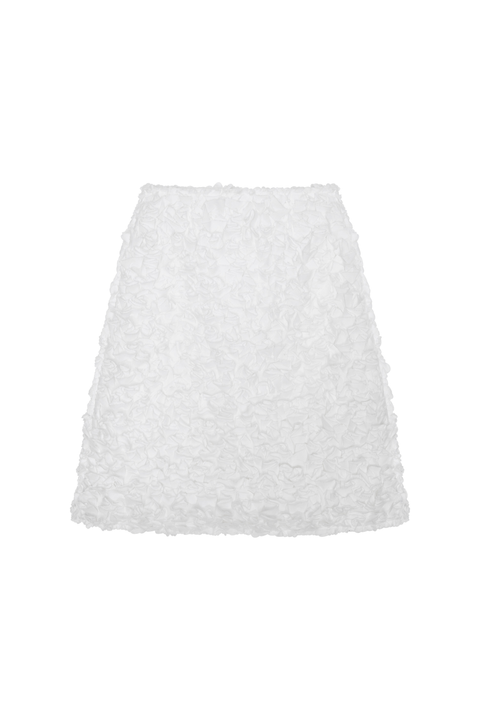 White A-Line Skirt