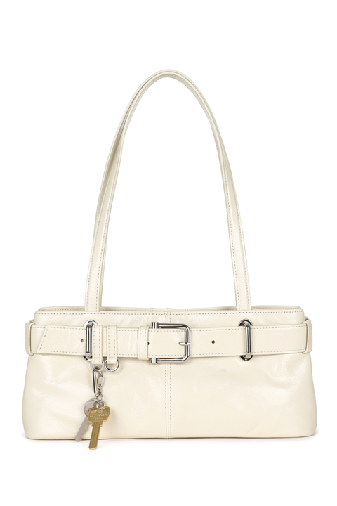 Beige Brocle Shoulder Bag
