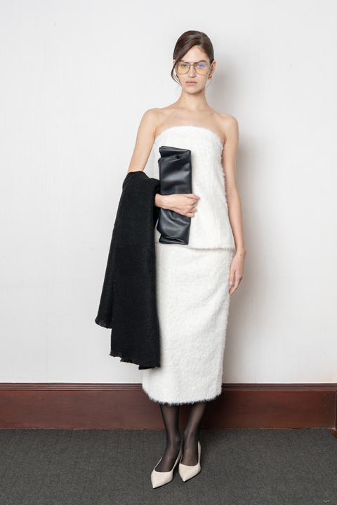 White Aurelian Tube Top
