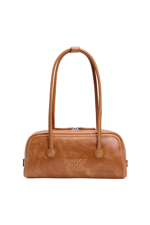 Brown Soft Baguette Bag