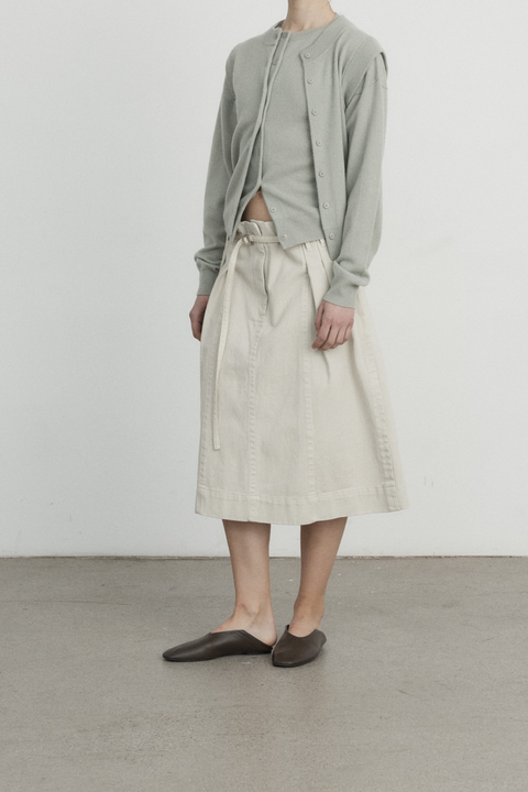 Green Moro Cashmere Knit Vest