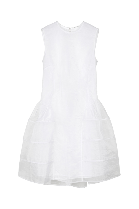 Cecilie Bahnsen White Claudie Liquid Myrtia Dress