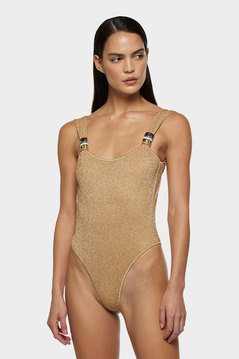Gold Lumiere Multi Ring Swimsuit