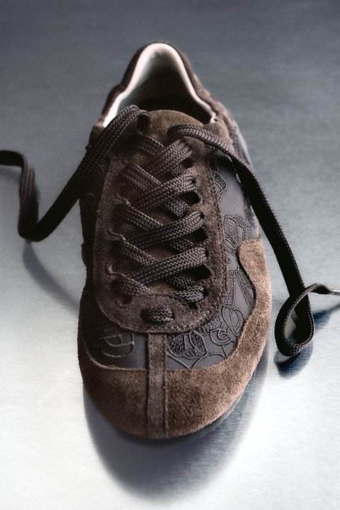 Brown Soft Suede Sneakers
