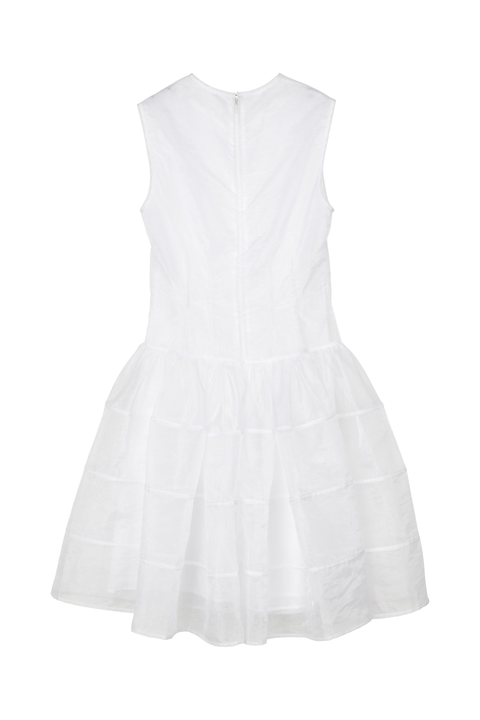 White Claudie Liquid Myrtia Dress