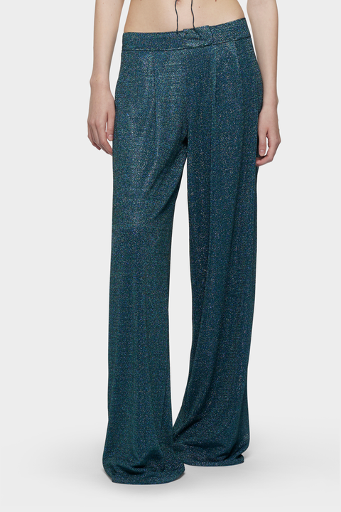 Blue Lumiere Tailored Long Pants