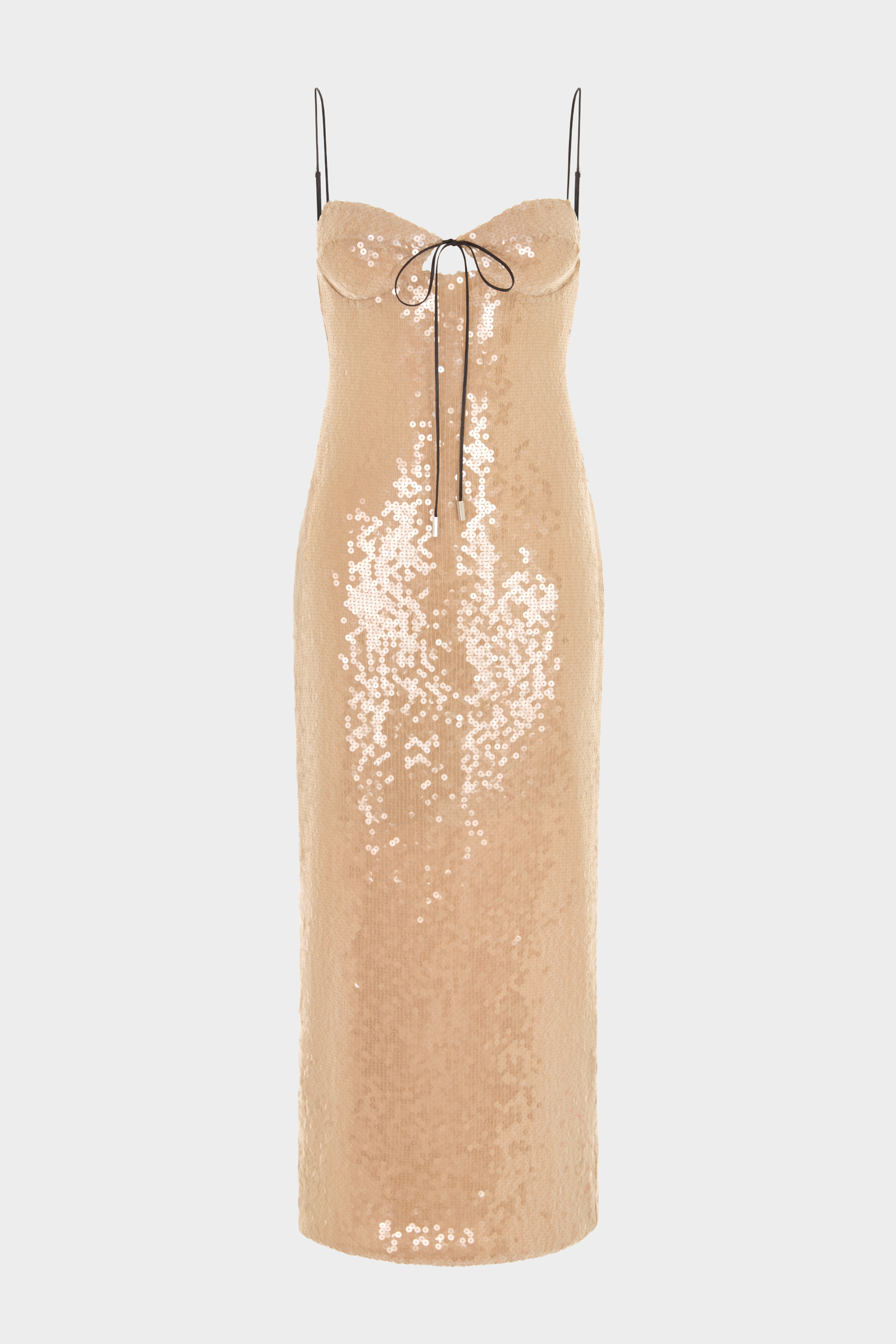 16arlington dress 16Arlington Beige Che Midi Dress Beige / UK12