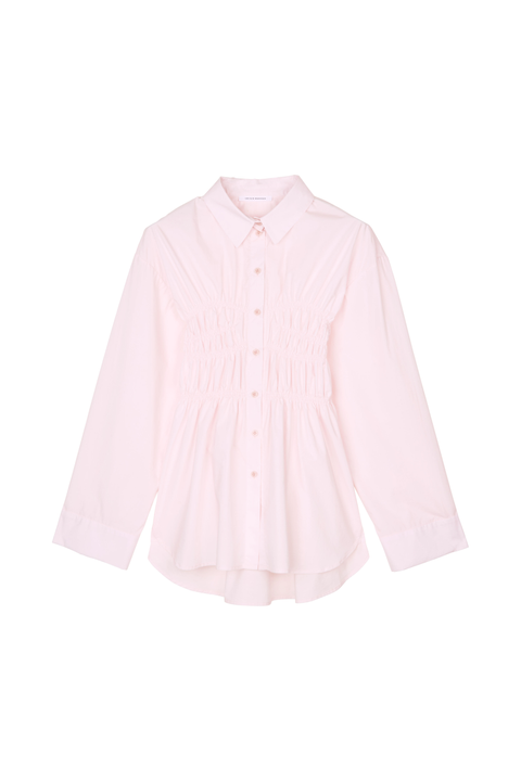 Cecilie Bahnsen Pink Braxton Cotton Shirt