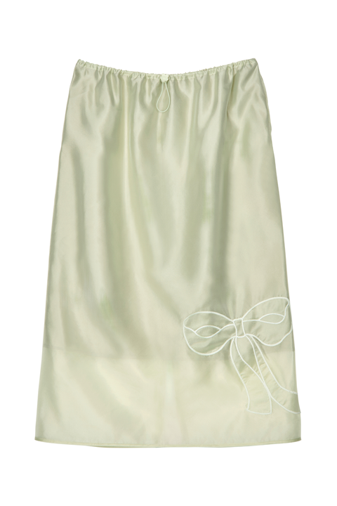 Green Hybrid Organza Skirt