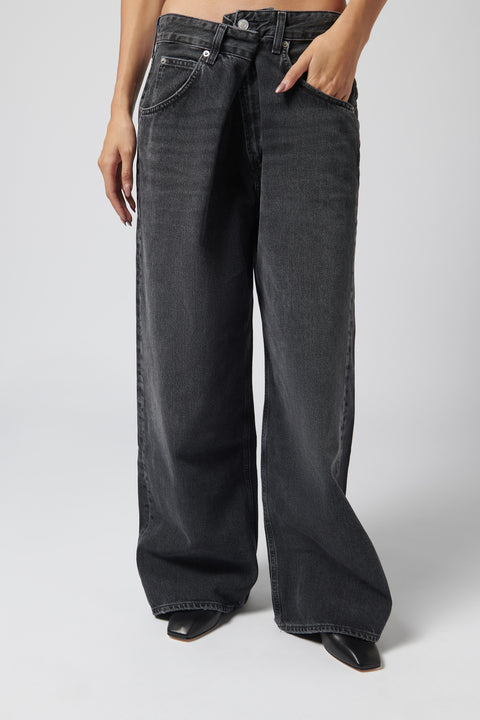 Black Vana Wide-Leg Jean