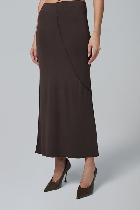 Dark Brown Vana Skirt