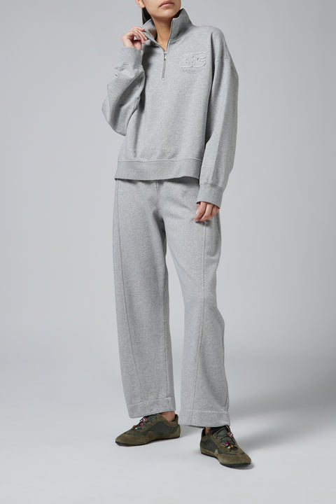 Grey Isoli Half Zip Jumper