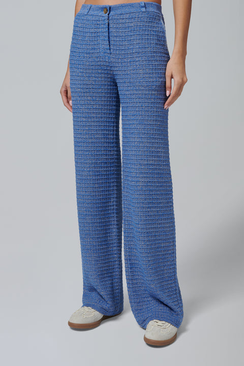 Blue Waffle Work Pant