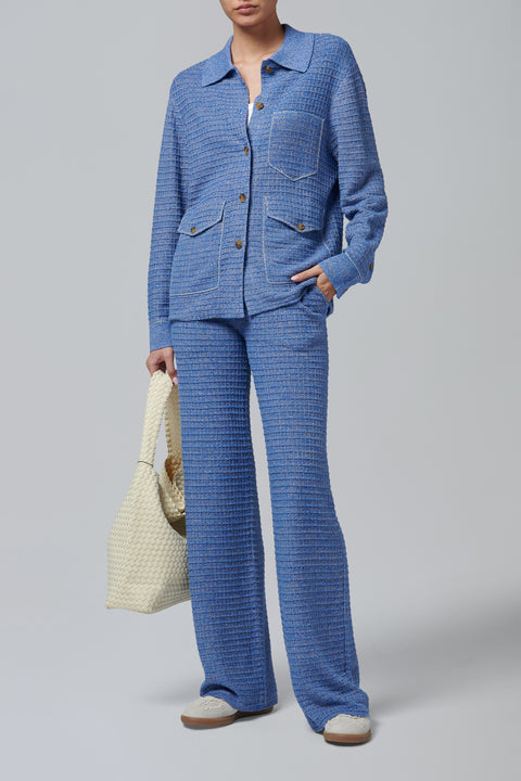 Blue Waffle Work Pant