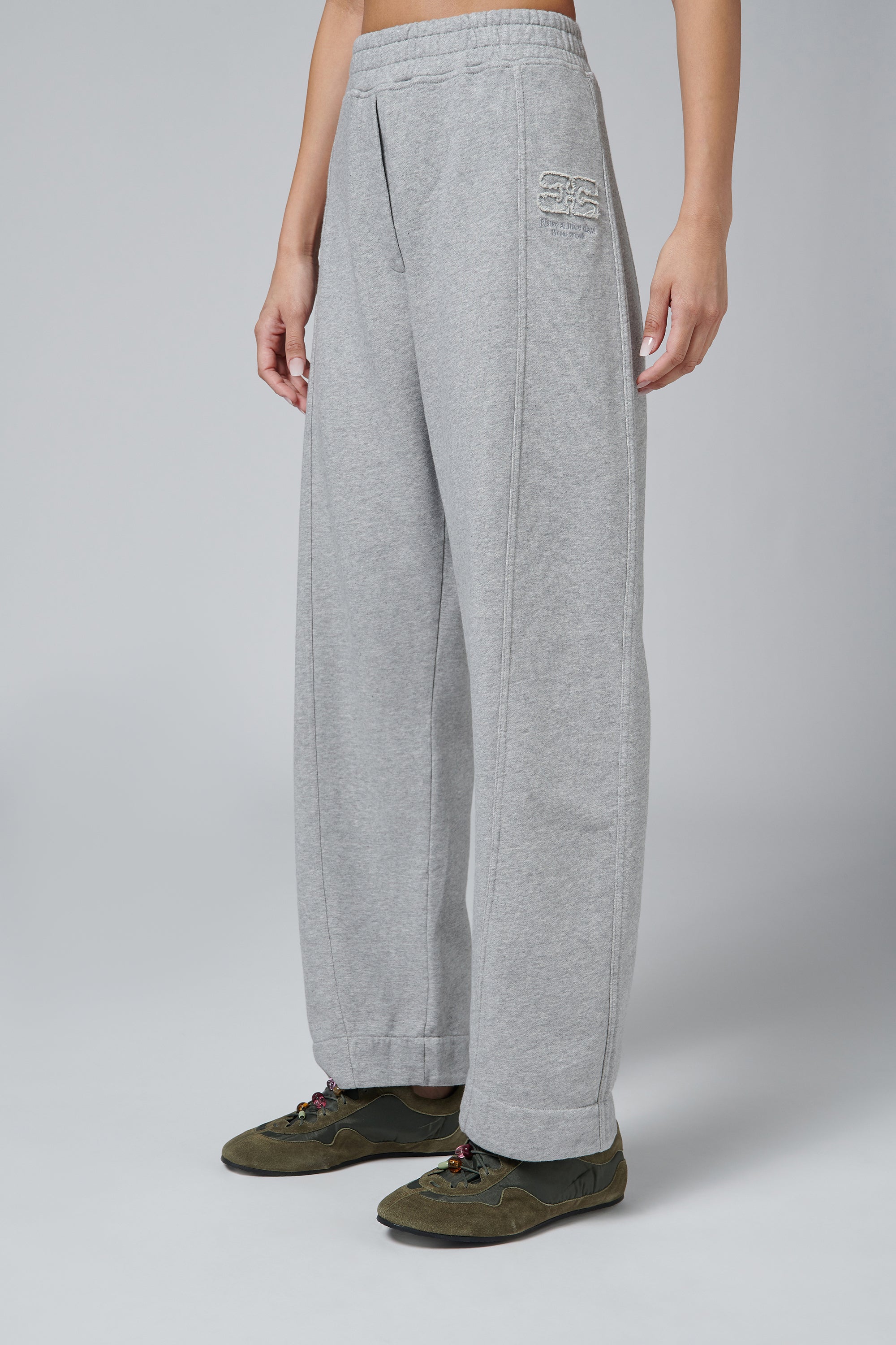 Ganni Grey Isoli Sweatpant