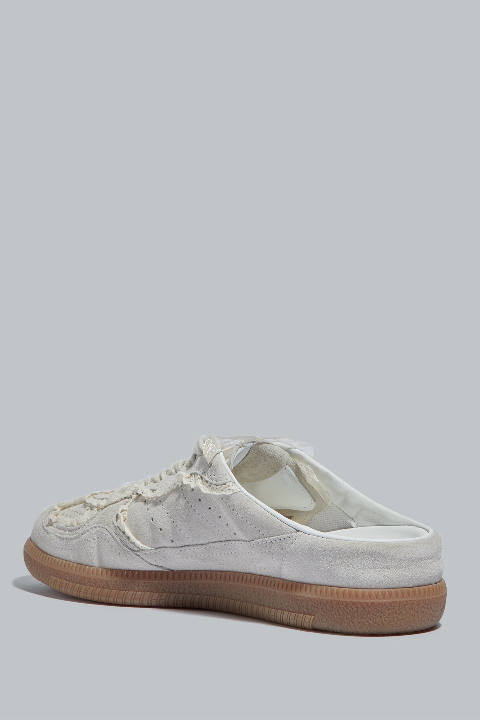 Alohas Beige Crochet Mule Sneakers