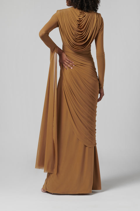 Beige Ivanna Maxi Dress