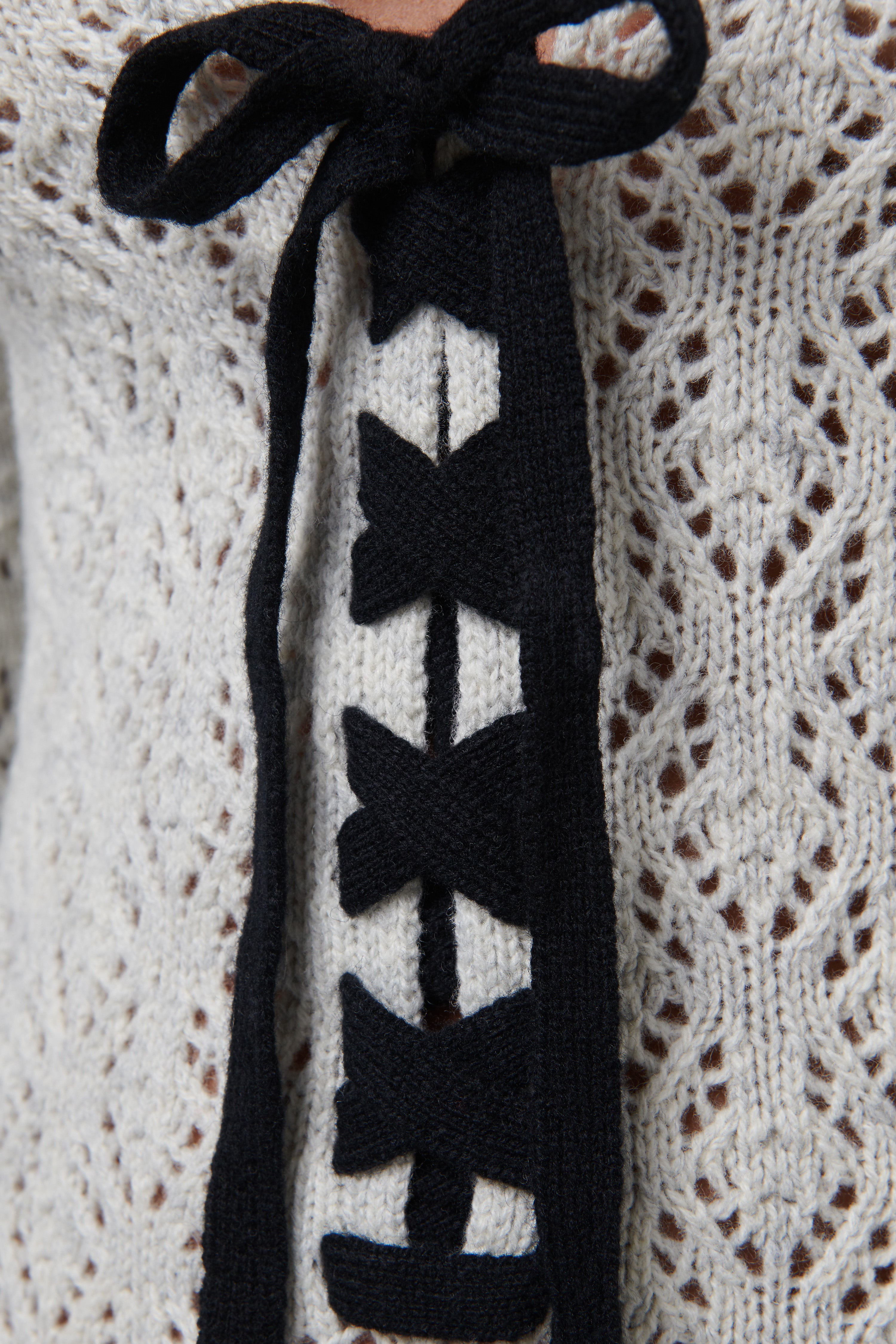 The Garment Beige Canada Crochet Dress