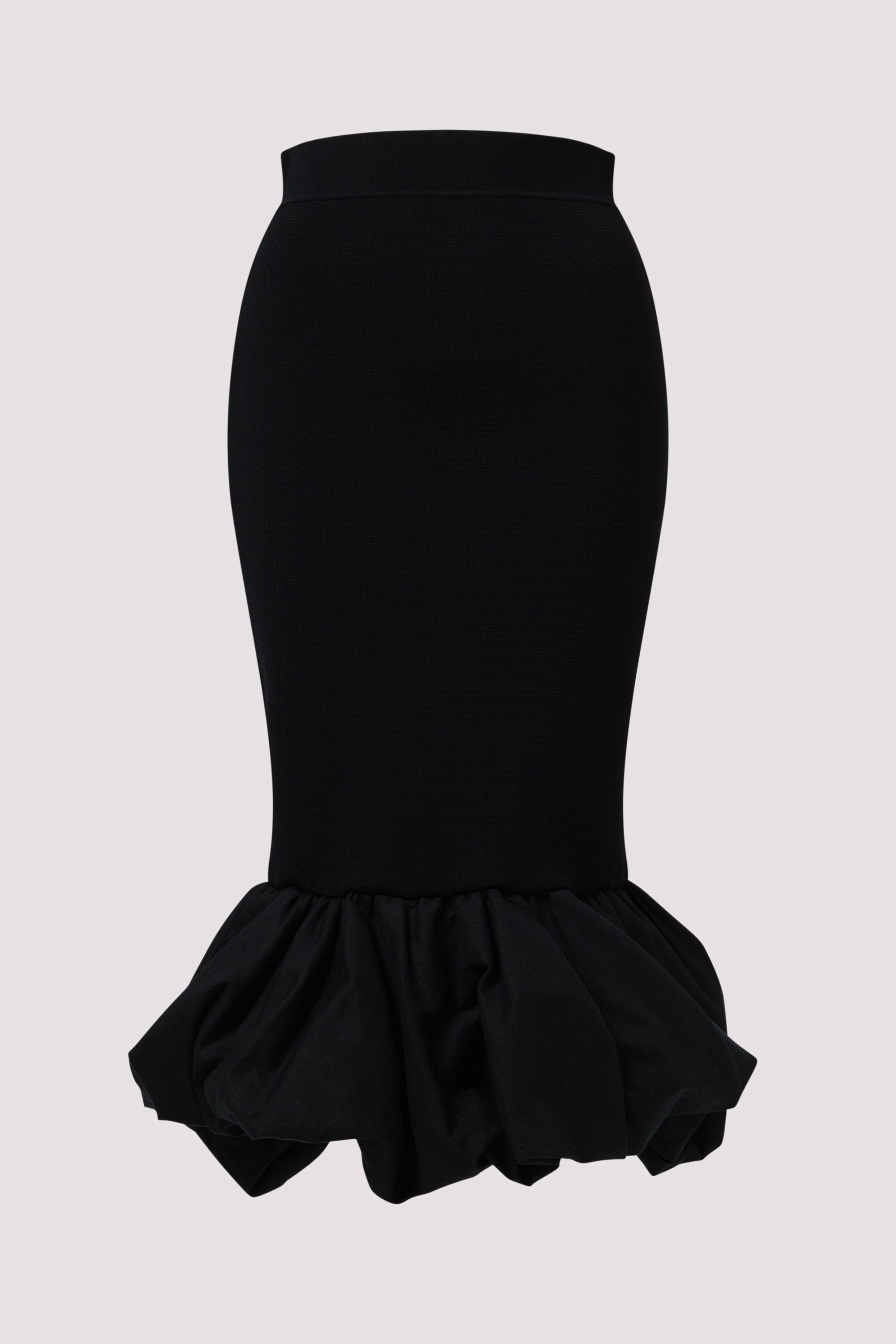 Simkhai Black Camille Midi Skirt