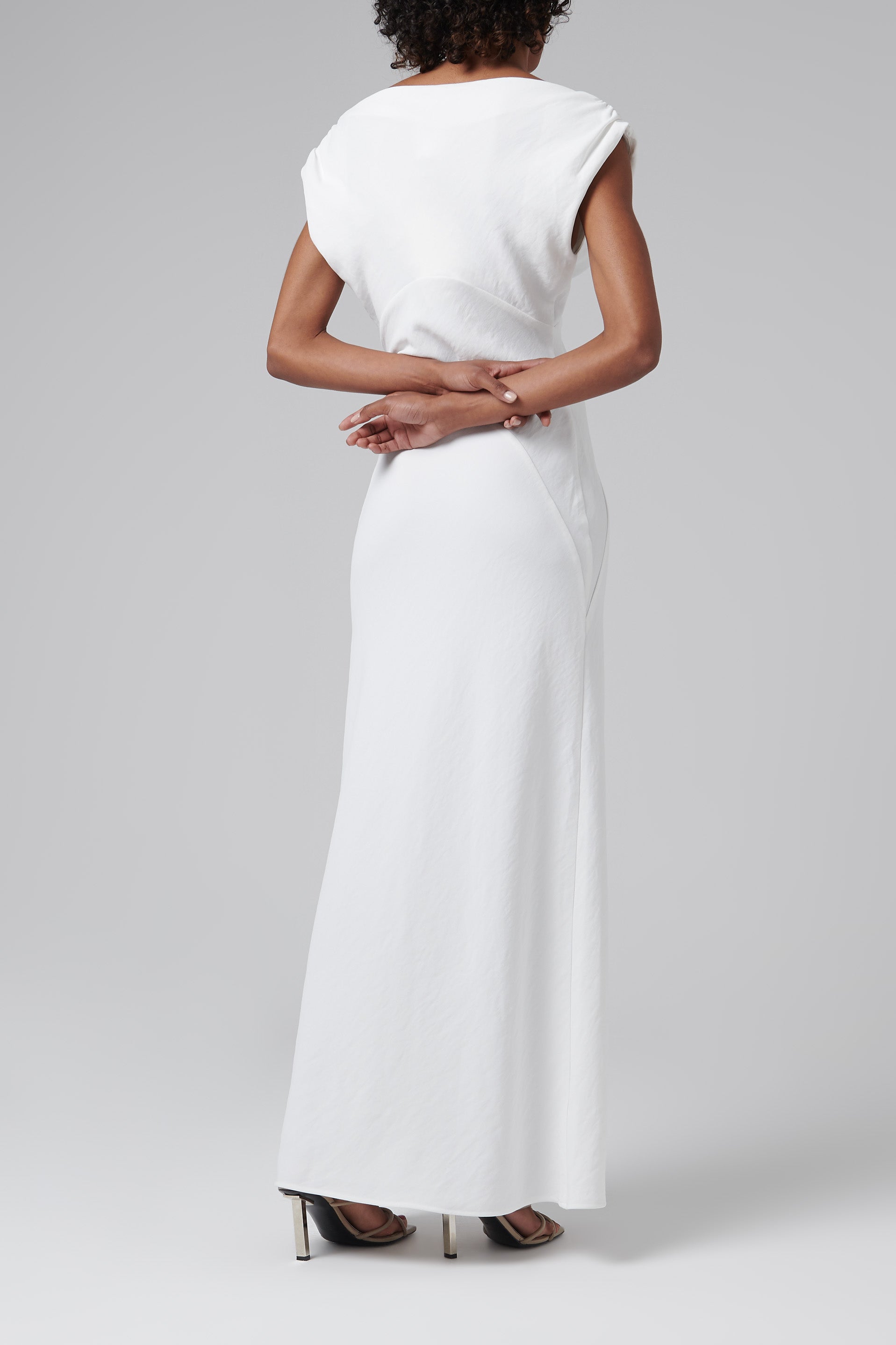 raina maxi dress Paris Georgia White Raina Maxi Dress