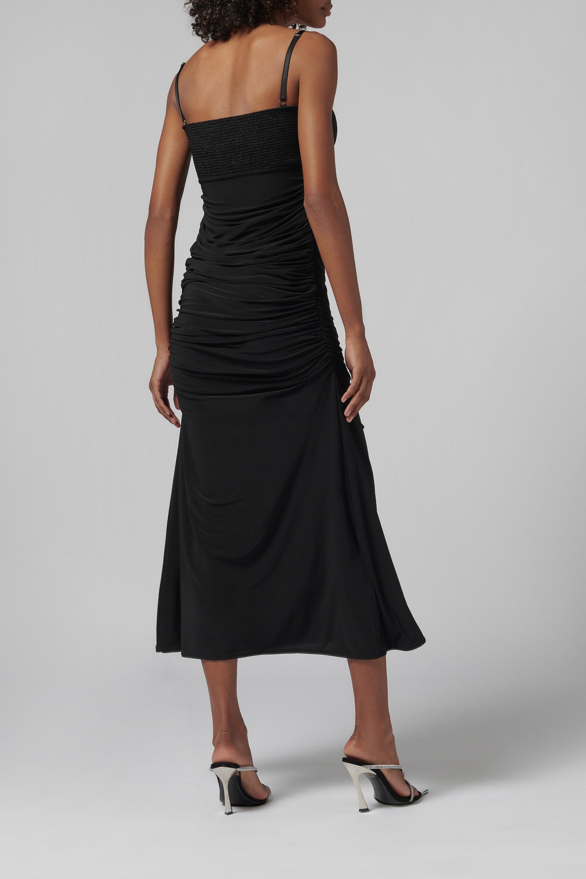 anna october dress Women's Tulip Maxi The Brigid Midi Dress is a stunning piece made from polyester taffeta and features a contrasting bodice Anna October Women's Swan Maxi