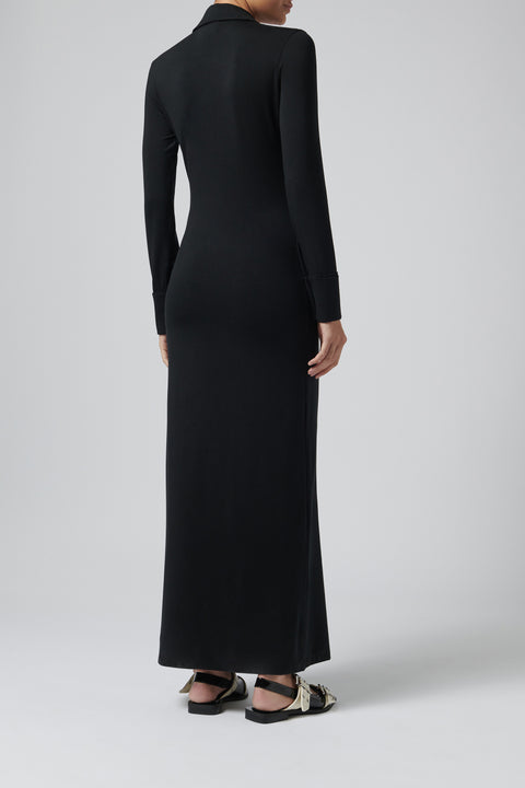 Black Bexley Midi Dress