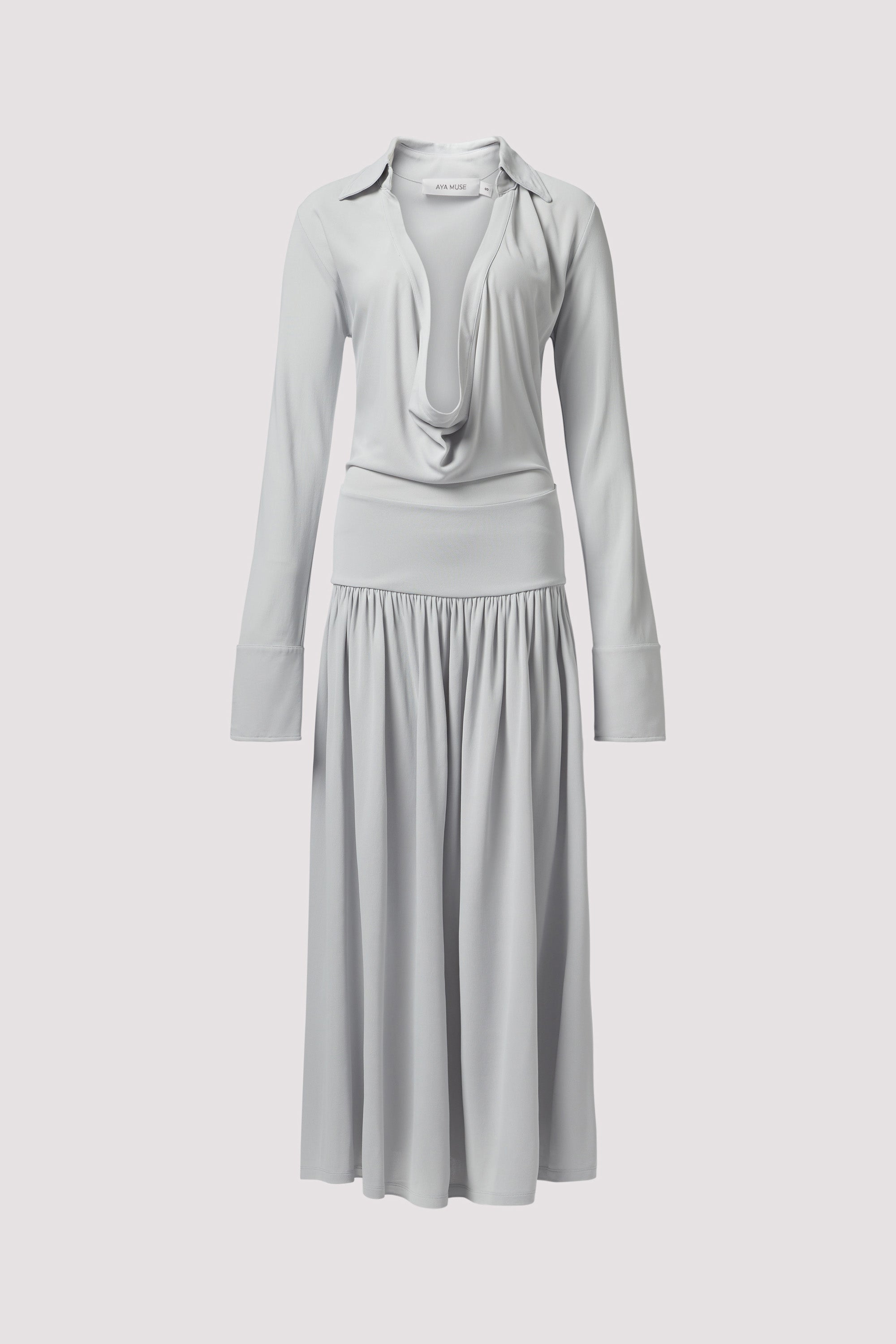 Aya Muse Light Blue Mer Maxi Dress