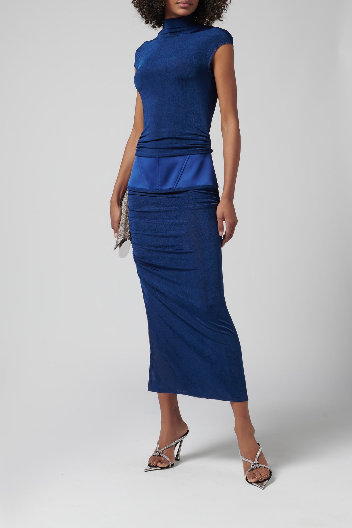 Anna October Blue Noa Maxi Dress