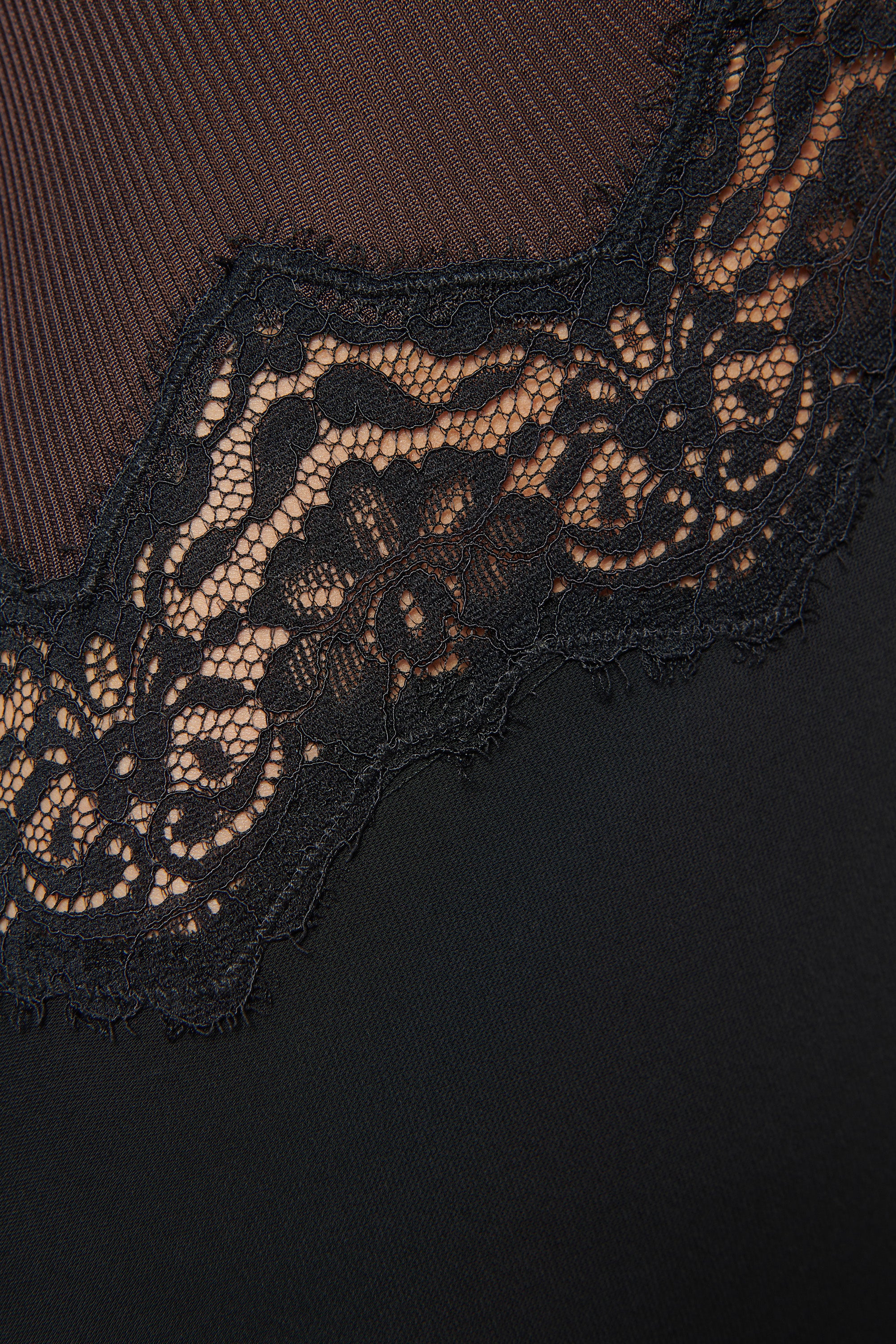 Christopher Esber Brown Verner Open Twist Lace Dress Christopher Esber Brown Verner Open Twist Lace Dress