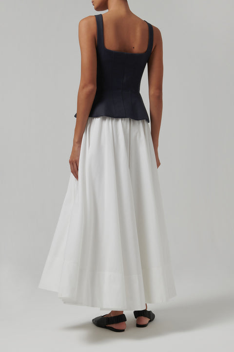 ワンピース AYA MUSE Women Mid Skirts AMSS25106 60410 BLACK WHITE Black Aya Muse | Kith