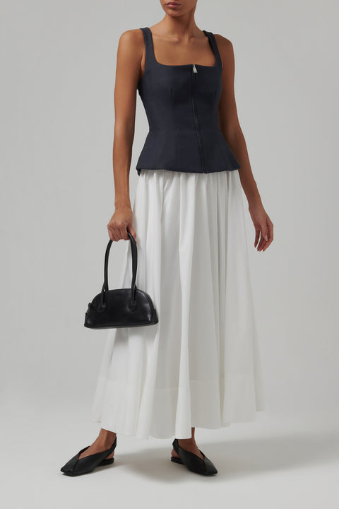 ワンピース AYA MUSE Women Mid Skirts AMSS25106 60410 BLACK WHITE Black 20161094_51409100_322.jpg