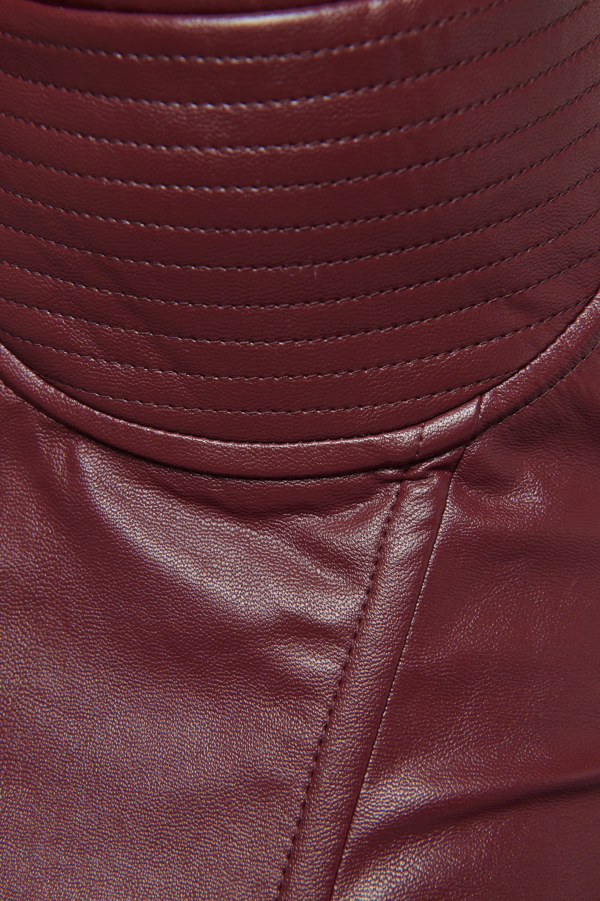 Anna October Burgundy Eliza Midi Dress