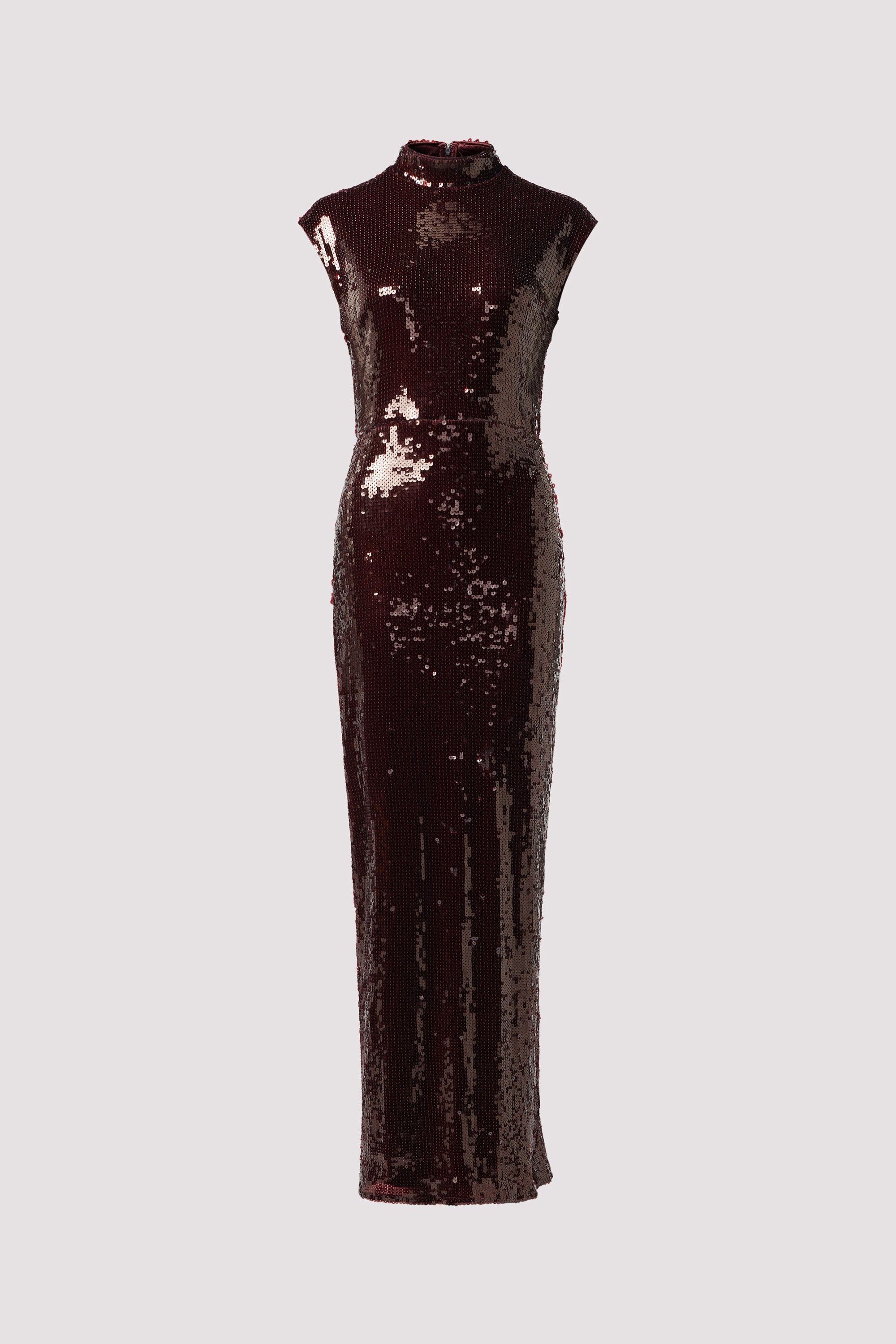 KAMAJA LONG DRESS, BROWN / 38
