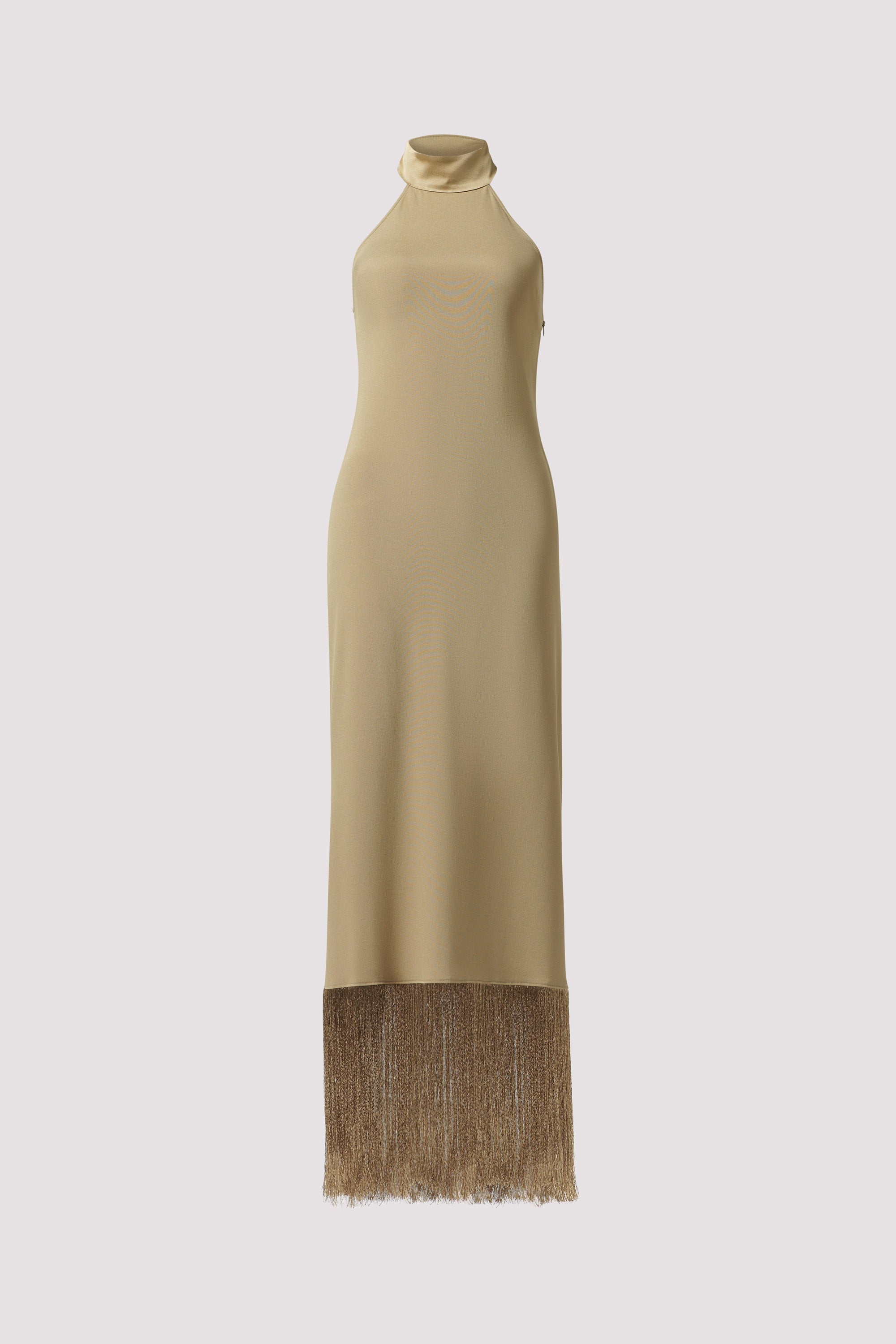 Taller Marmo Berlin Fringed Crepe Gown
