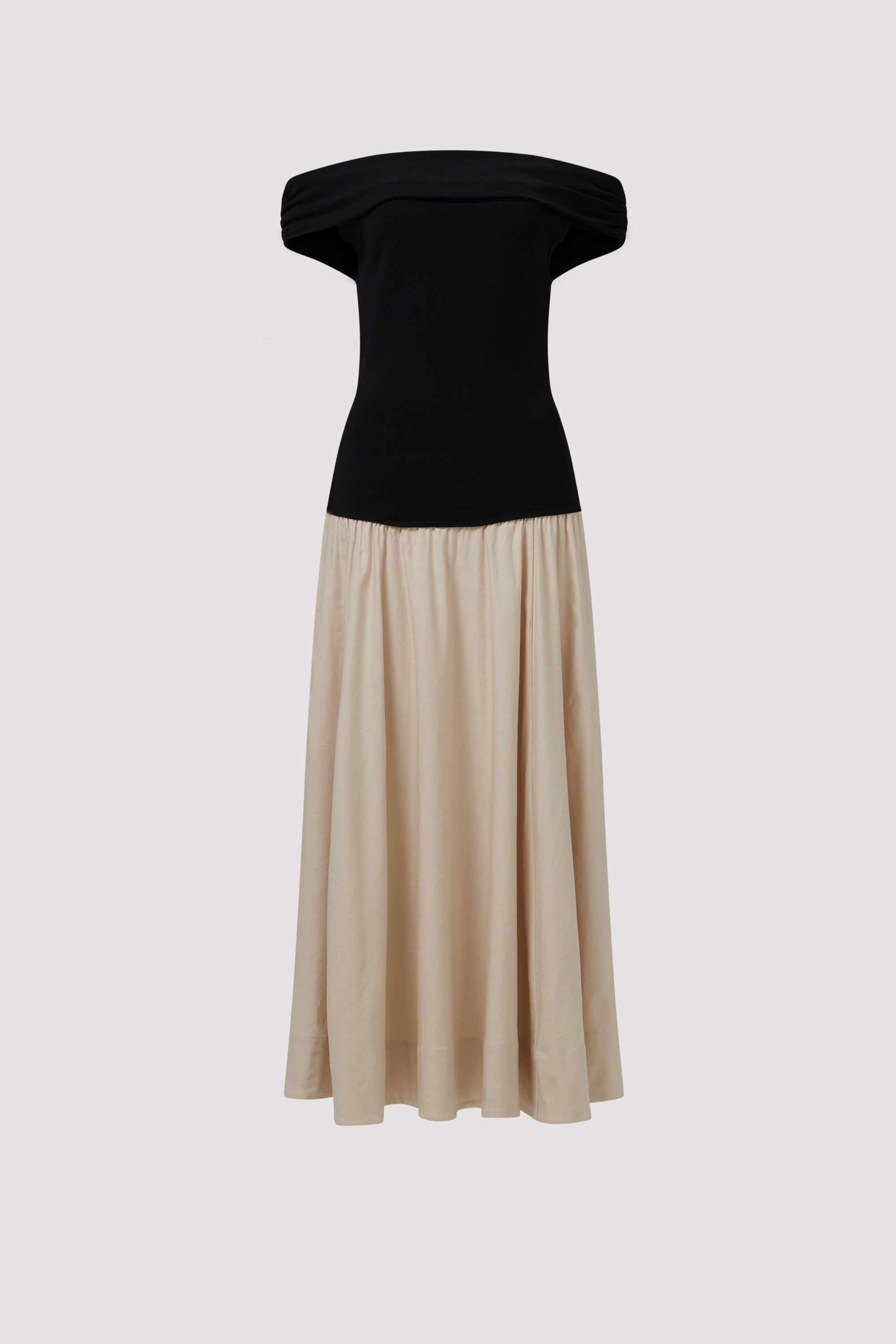 simkhai drop waist dress SIMKHAI Pfeiffer Drop-Waist Bubble Midi Dress