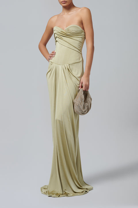 Green Untitled Gown