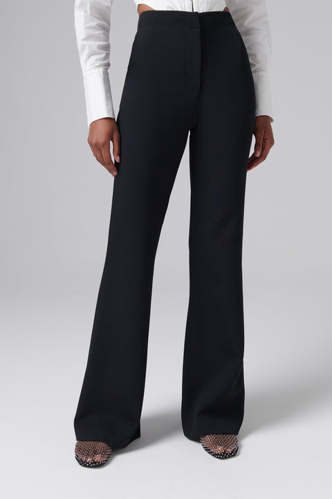 Black Kenna Slim-Leg Pants