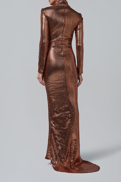 Brown Alne Gown