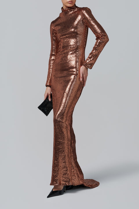 Brown Alne Gown