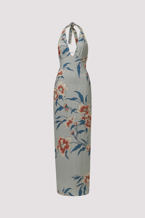 Sir. Multicoloured Roisin Halter Midi Dress Sir. Multicoloured Roisin Halter Midi Dress