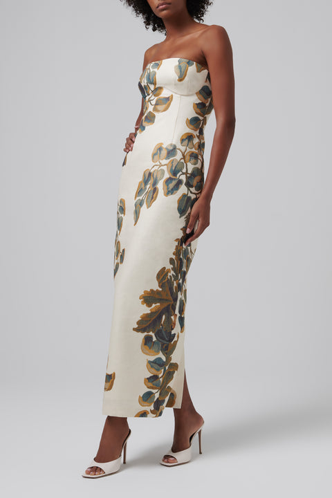 Multicoloured Evalita Column Dress