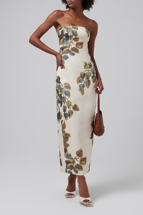 Multicoloured Evalita Column Dress