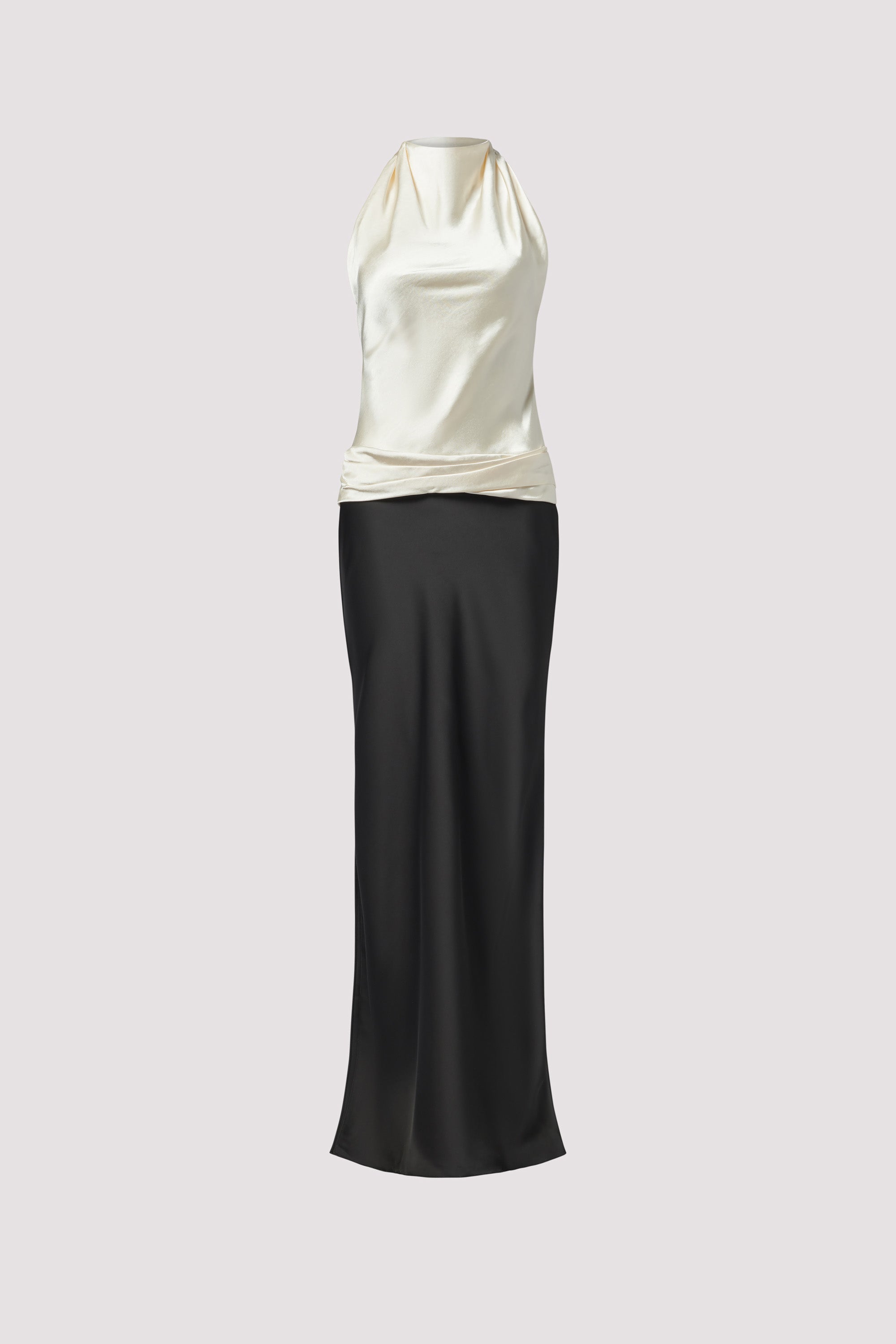 Anna October Black and White Ayla Maxi Dress