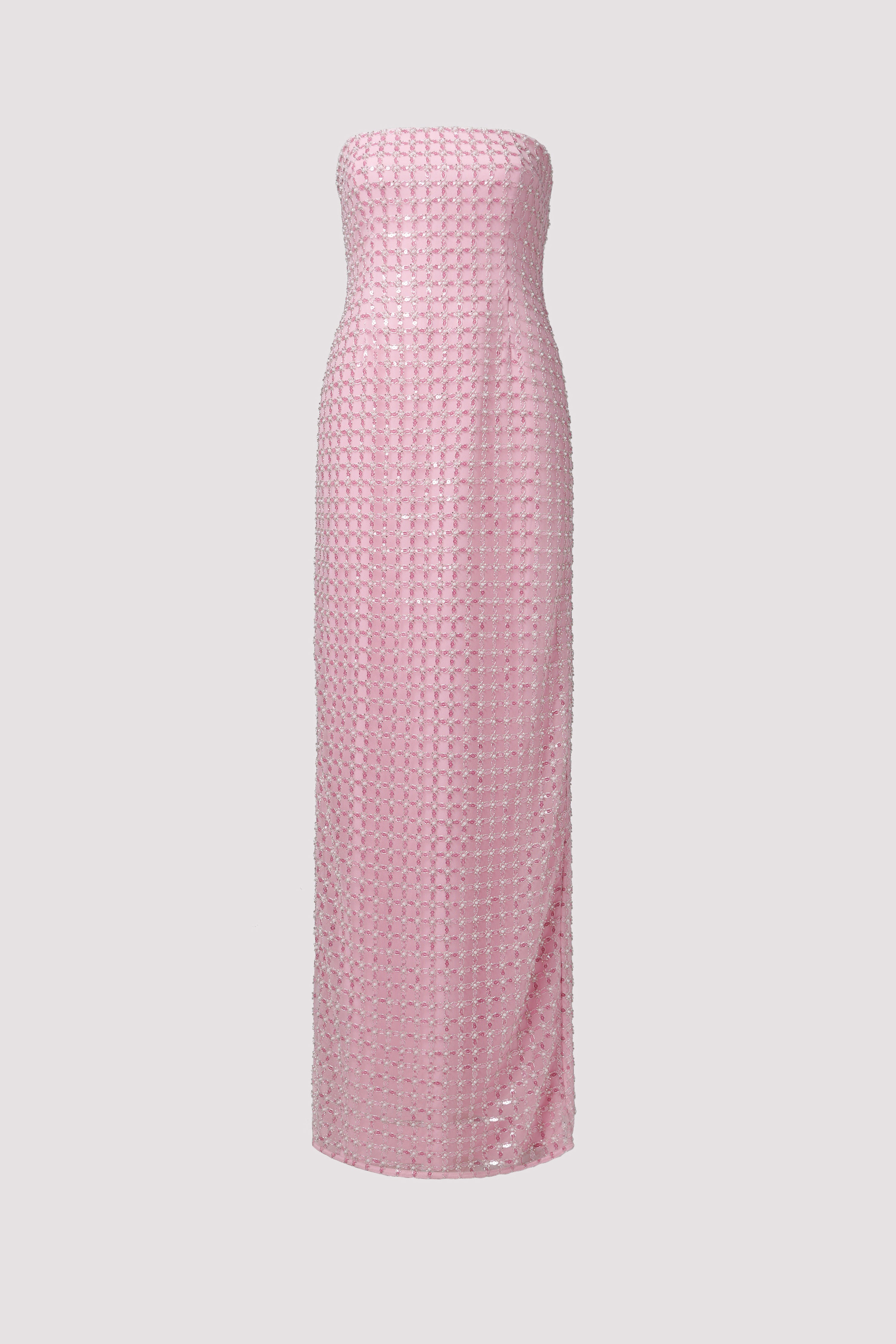 Simkhai Pink Reign Strapless Gown