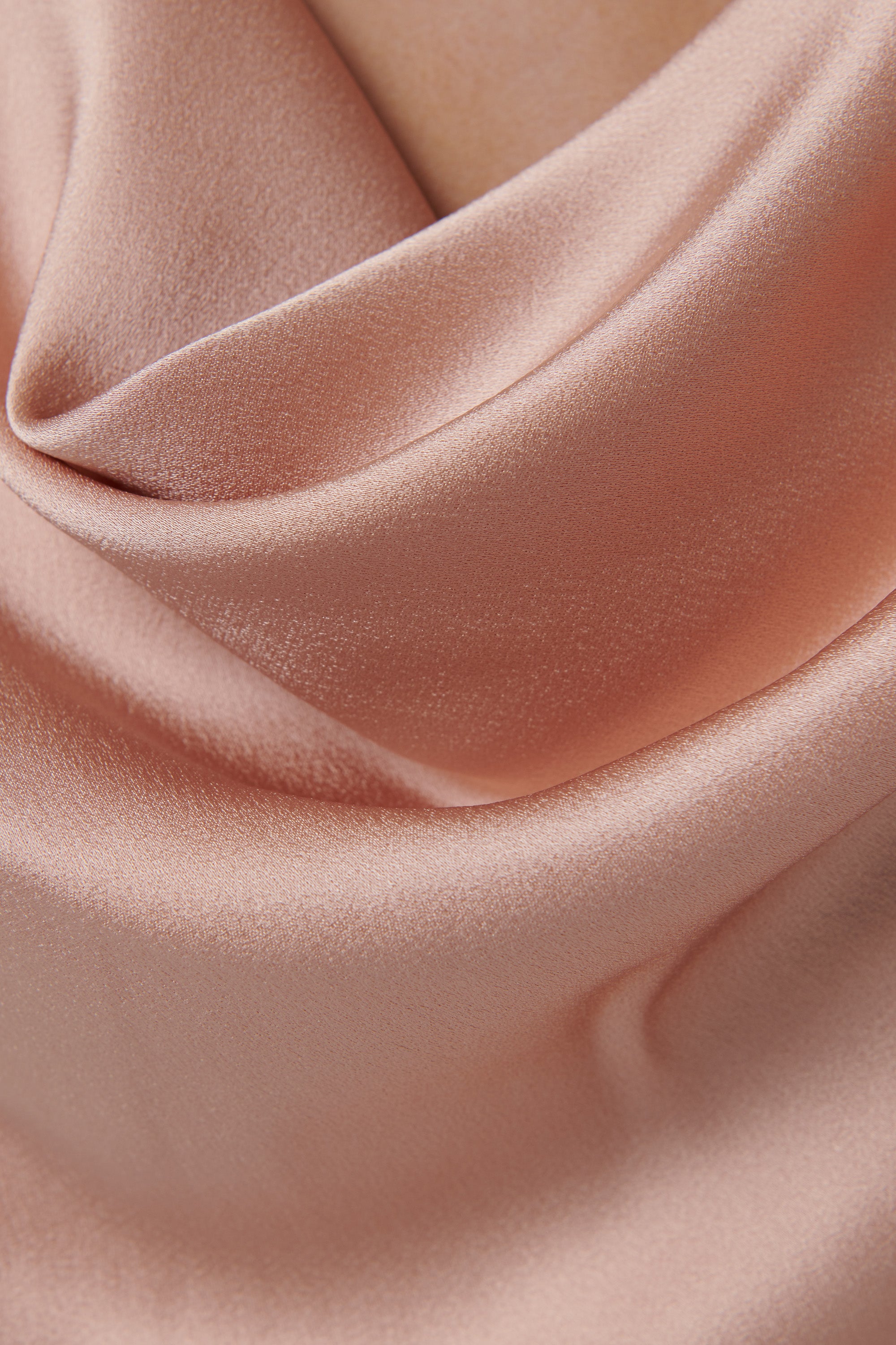 Blumarine Pink Satin Midi Dress