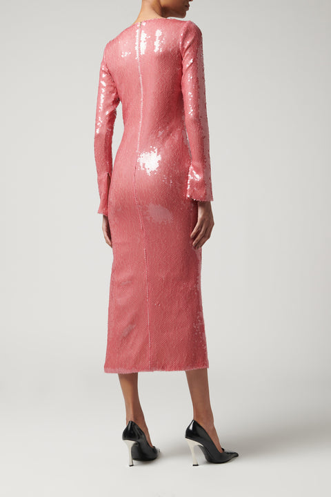 Pink Solaria Midi Dress